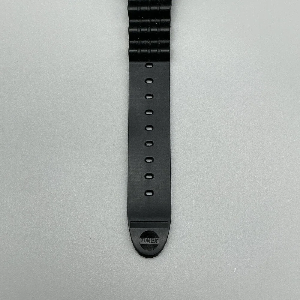 Vintage Timex Ironman Triathlon Mens Watch 44mm Gray Digital 100 Lap Indiglo